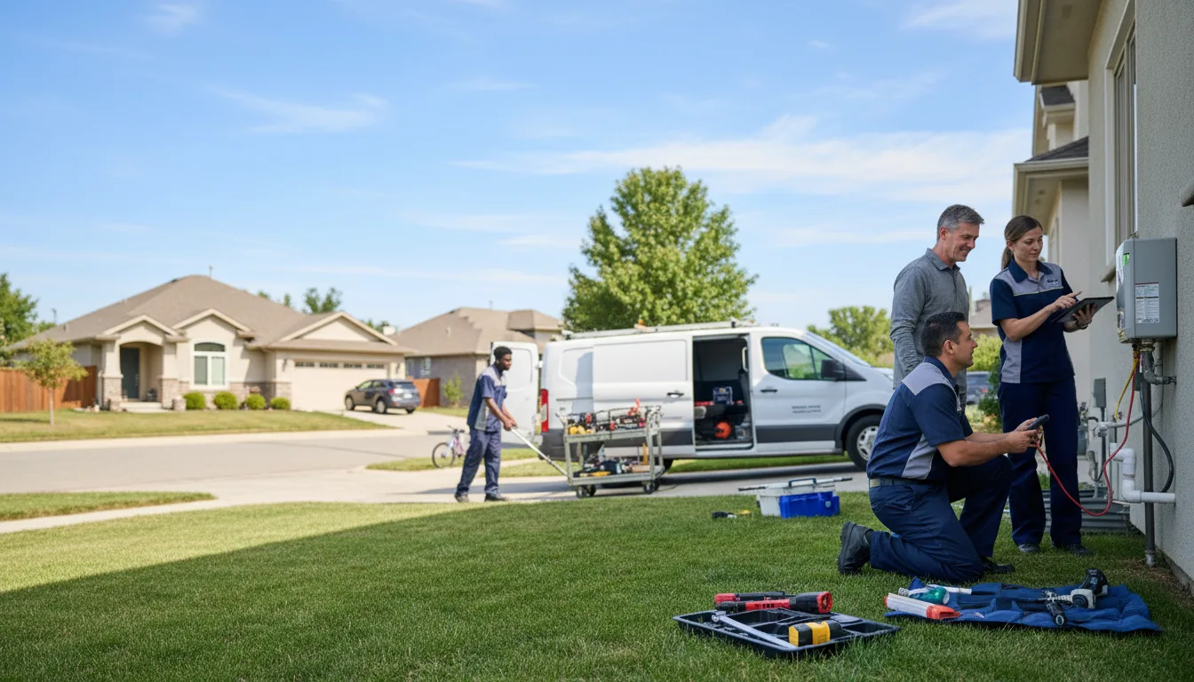 Tankless water heater service in Oglesby, TX